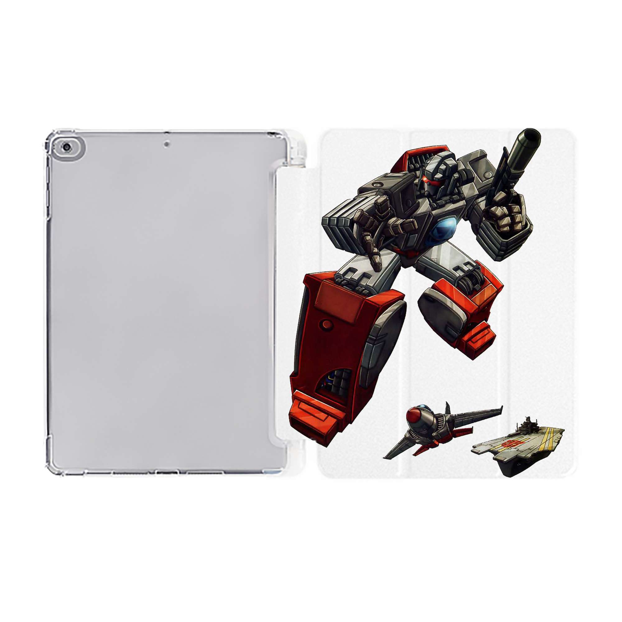 （画像用）  IPad ケース ペン収納付き 三つ折りスタンド PUレザー×シリコン 対応機種9.5/10.5/10.9インチ